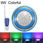 ไฟสระว่ายน้ำติดผนังสแตนเลส LED ไฟใต้น้ำสำหรับภูมิทัศน์ กำลังไฟ 6W, 9W, 12W, 15W, 18W, 24W, 36W