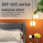 เทอร์โมสตัททำความร้อนบ้านอัจฉริยะ BHT-005-GC 220V AC 3A สำหรับกล่อง EU, ควบคุมหม้อต้มน้ำด้วยเซนเซอร์ภายในเท่านั้น, BHT-005-GC