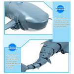 MoFun H151-1 รีโมทคอนโทรล 2.4G 4 ช่องกันน้ำจำลองฉลาม, H151-1