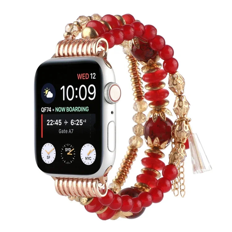 สายมุกสำหรับ Apple Watch Series, 7 ขนาด 41 มม. / 6&SE&5&4 ขนาด 40 มม. / 3&2&1 ขนาด 38 มม., 7 ขนาด 45 มม. / 6&SE&5&4 ขนาด 44 มม. / 3&2&1 ขนาด 42 มม.
