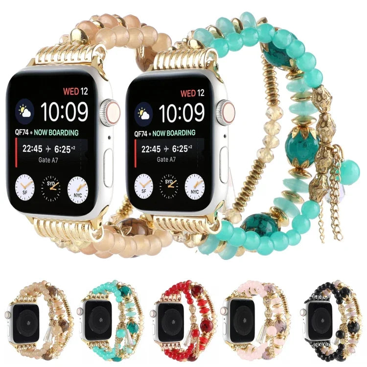 สายมุกสำหรับ Apple Watch Series, 7 ขนาด 41 มม. / 6&SE&5&4 ขนาด 40 มม. / 3&2&1 ขนาด 38 มม., 7 ขนาด 45 มม. / 6&SE&5&4 ขนาด 44 มม. / 3&2&1 ขนาด 42 มม.