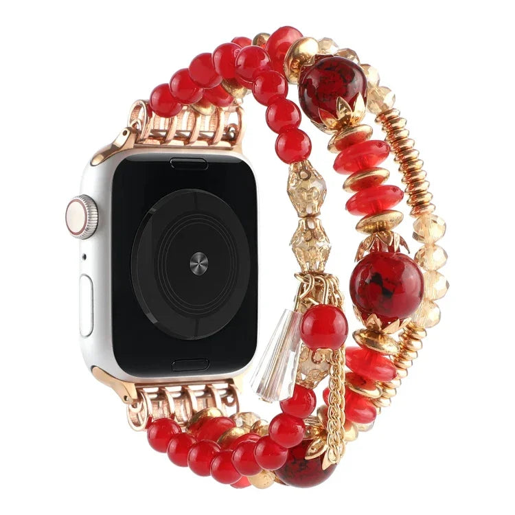 สายมุกสำหรับ Apple Watch Series, 7 ขนาด 41 มม. / 6&SE&5&4 ขนาด 40 มม. / 3&2&1 ขนาด 38 มม., 7 ขนาด 45 มม. / 6&SE&5&4 ขนาด 44 มม. / 3&2&1 ขนาด 42 มม.