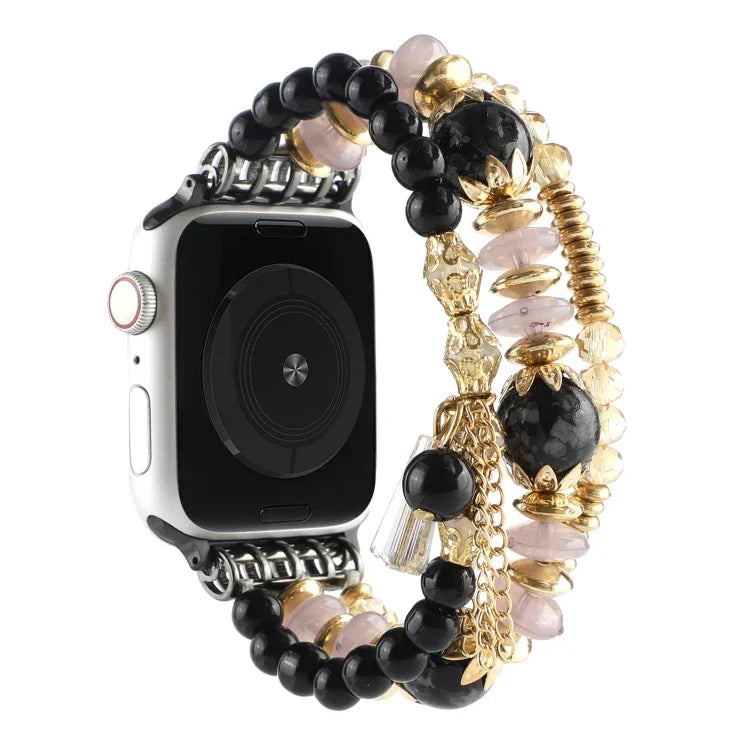 สายมุกสำหรับ Apple Watch Series, 7 ขนาด 41 มม. / 6&SE&5&4 ขนาด 40 มม. / 3&2&1 ขนาด 38 มม., 7 ขนาด 45 มม. / 6&SE&5&4 ขนาด 44 มม. / 3&2&1 ขนาด 42 มม.