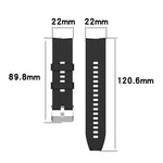 Silicone Silver Buckle Watchband, For Huawei Watch GT 3 46mm/GT Runner, For Huawei Watch GT 3 42mm