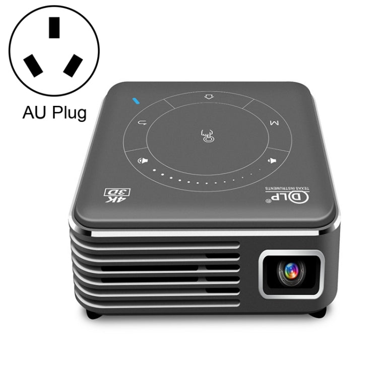 เครื่องฉายภาพอัจฉริยะ P11 854x480 DLP พร้อมรีโมทอินฟราเรด, Android 9.0, 4GB+32GB, ปลั๊ก EU, ปลั๊ก US, ปลั๊ก UK, ปลั๊ก AU
