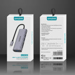 amalink 95120D HUB Docking Station อเนกประสงค์ Type-C / USB-C ถึง SD/TF + 3 พอร์ต USB + PD 3.0, 95120D