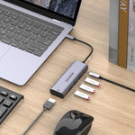 amalink 95123D HUB อเนกประสงค์ Type-C / USB-C ถึง HDMI + 3 พอร์ต USB + PD 3.0, 95123D