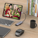 amalink 95126 HUB อเนกประสงค์ Type-C / USB-C ถึง HDMI คู่ + 2 พอร์ต USB + PD 3.0, 95126