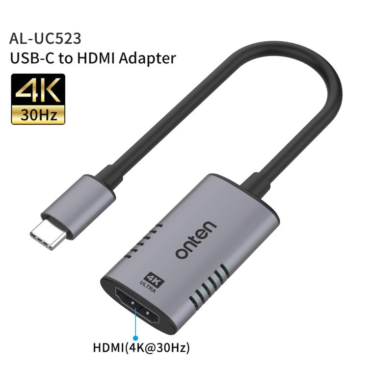 อะแดปเตอร์ Onten Type-C / USB-C ถึง HDMI, UC523