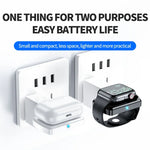JJT-997 Type-C Interface Earphone and Watch Double-sided Wireless Charger for AirPods & iWatch