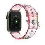 สายซิลิโคนใสสีสันสดใสสำหรับ Apple Watch Series, 7 ขนาด 45 มม. / 6 & SE & 5 & 4 ขนาด 44 มม. / 3 & 2 & 1 ขนาด 42 มม., 7 ขนาด 41 มม. / 6 & SE & 5 & 4 ขนาด 40 มม. / 3 & 2 & 1 ขนาด 38 มม.