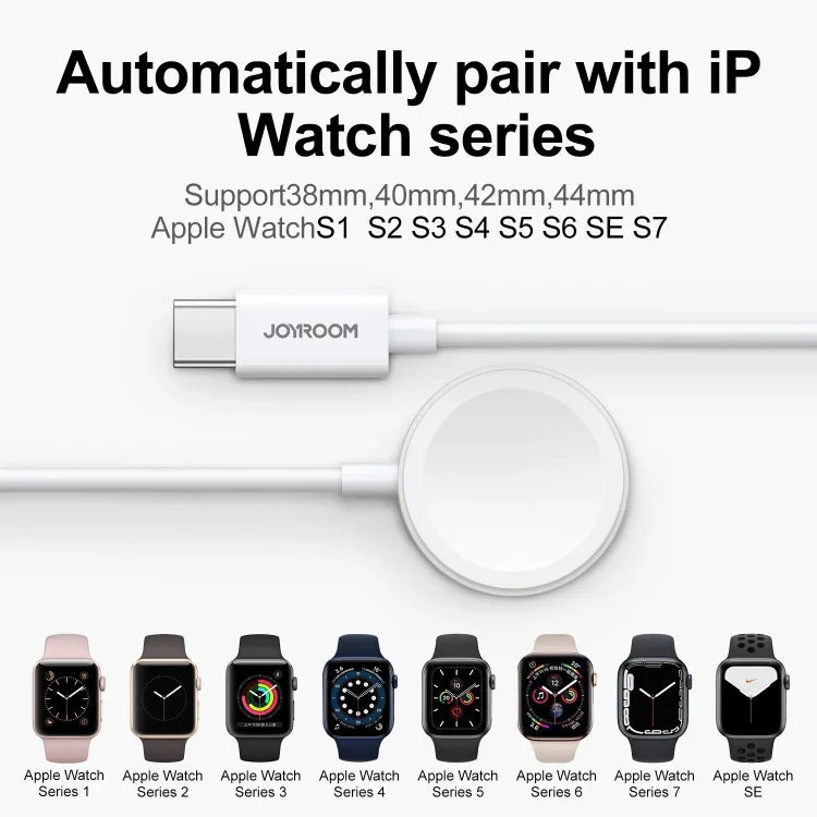 สายชาร์จแม่เหล็ก JOYROOM S-IW004 Type-C / USB-C เป็น 8 Pin
