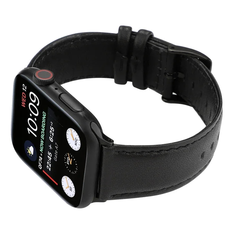 สายหนังแท้ลายม้าบ้าสไตล์แว็กซ์ออยล์ สำหรับ Apple Watch Series, สำหรับ Apple Watch Series 5