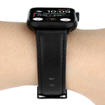 สายหนังแท้ลายม้าบ้าสไตล์แว็กซ์ออยล์ สำหรับ Apple Watch Series, สำหรับ Apple Watch Series 5