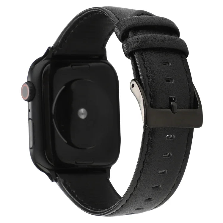 สายหนังแท้ลายม้าบ้าสไตล์แว็กซ์ออยล์ สำหรับ Apple Watch Series, สำหรับ Apple Watch Series 5