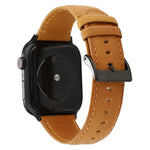 สายหนังแท้ลายม้าบ้าสไตล์แว็กซ์ออยล์ สำหรับ Apple Watch Series, สำหรับ Apple Watch Series 5