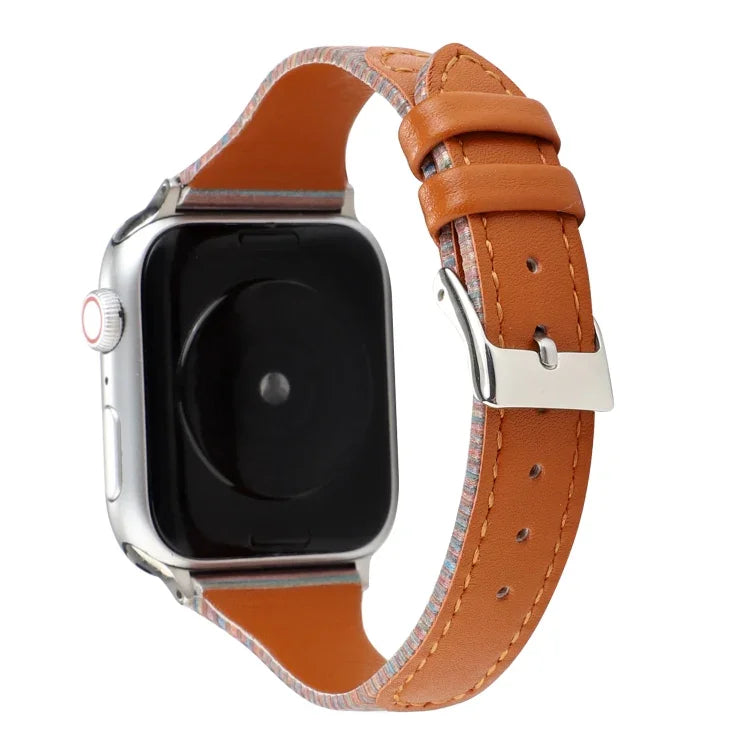 สายหนังแท้ลายเย็บ สำหรับ Apple Watch Series, สำหรับ Apple Watch Series 5