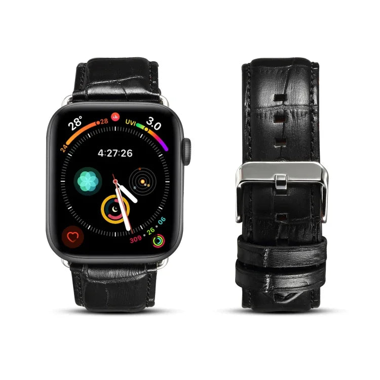 สายหนังวัวลายจระเข้ สำหรับ Apple Watch Series, สำหรับ Apple Watch Series 5
