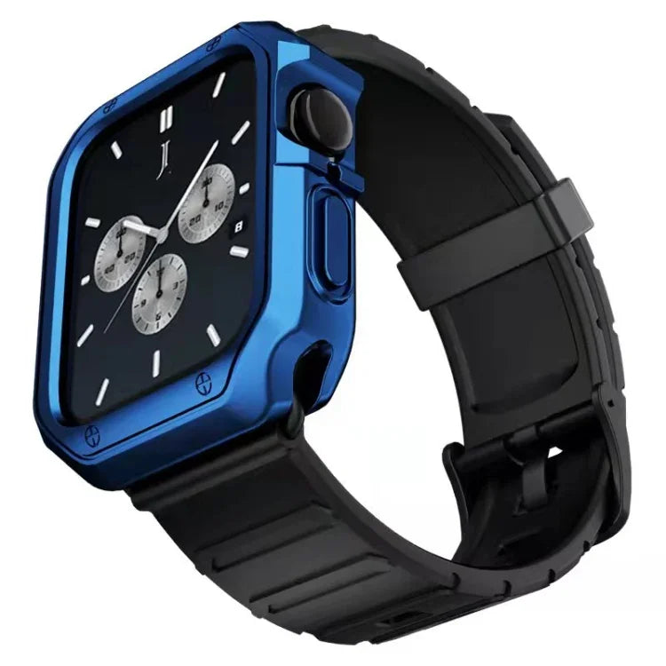 ชุดสายซิลิโคนและเคสนาฬิกา สำหรับ Apple Watch Series 9 / 8 / 7 ขนาด 41 มม., สำหรับ Apple Watch Series 9 / 8 / 7 ขนาด 45 มม.