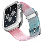ชุดสายซิลิโคนและเคสนาฬิกา สำหรับ Apple Watch Series 9 / 8 / 7 ขนาด 41 มม., สำหรับ Apple Watch Series 9 / 8 / 7 ขนาด 45 มม.