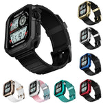ชุดสายซิลิโคนและเคสนาฬิกา สำหรับ Apple Watch Series 9 / 8 / 7 ขนาด 41 มม., สำหรับ Apple Watch Series 9 / 8 / 7 ขนาด 45 มม.