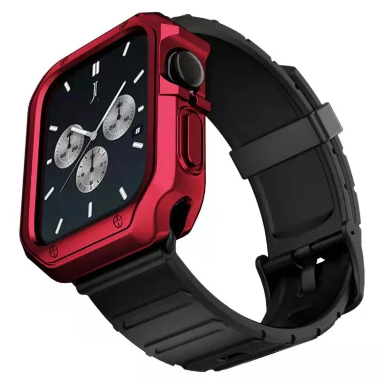 ชุดสายซิลิโคนและเคสนาฬิกา สำหรับ Apple Watch Series 9 / 8 / 7 ขนาด 41 มม., สำหรับ Apple Watch Series 9 / 8 / 7 ขนาด 45 มม.