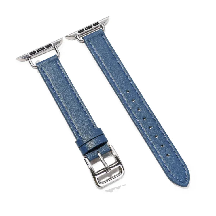 สายหนังวัวขนาด 14 มม. สำหรับ Apple Watch Series, 7 ขนาด 41 มม./6&SE&5&4 ขนาด 40 มม./3&2&1 ขนาด 38 มม., 7 ขนาด 45 มม./6&SE&5&4 ขนาด 44 มม./3&2&1 ขนาด 42 มม.