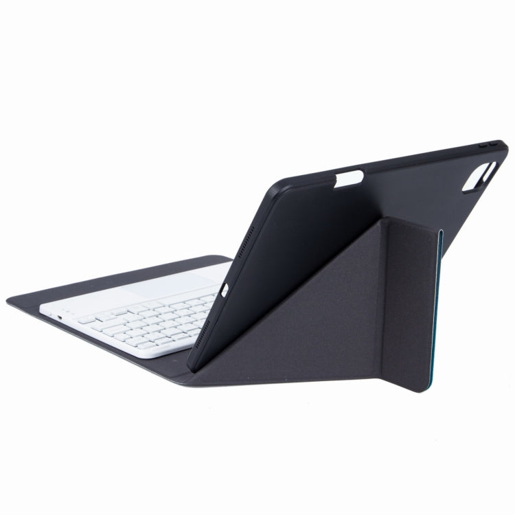เคสหนังคีย์บอร์ดบลูทูธ H-102C พร้อมที่วางพับสามตอนด้านหลัง สำหรับ iPad 10.2 2020 & 2019 / Pro 10.5 นิ้ว