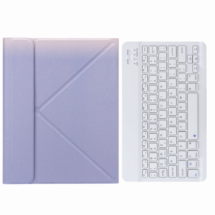 เคสหนังคีย์บอร์ดบลูทูธ H-102 พร้อมที่วางพับสามตอนด้านหลัง สำหรับ iPad 10.2 ปี 2020 & 2019 / Pro 10.5 นิ้ว, สำหรับ iPad 9.7 ปี 2018 & 2017, สำหรับ iPad Pro 11 นิ้ว ปี 2021 & 2020 & 2018 / Air 2020 10.9