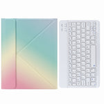 เคสหนังคีย์บอร์ดบลูทูธ H-102 พร้อมที่วางพับสามตอนด้านหลัง สำหรับ iPad 10.2 ปี 2020 & 2019 / Pro 10.5 นิ้ว, สำหรับ iPad 9.7 ปี 2018 & 2017, สำหรับ iPad Pro 11 นิ้ว ปี 2021 & 2020 & 2018 / Air 2020 10.9