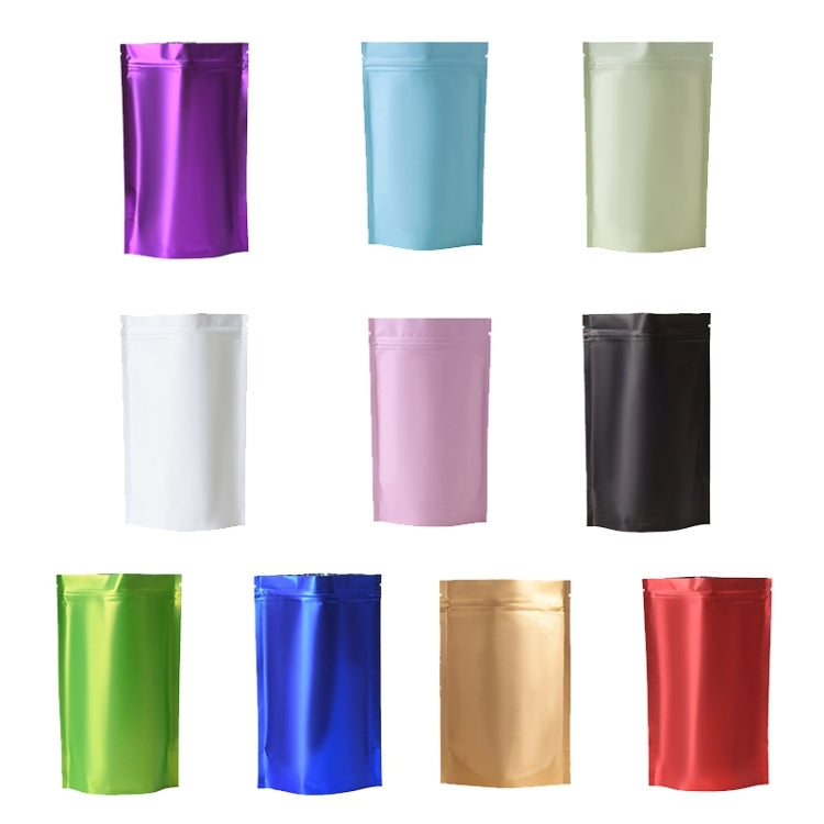 ถุงฟอยล์อลูมิเนียมด้าน 100 ชิ้น/ชุด สำหรับขนม ขนาด 8x12+3 ซม., 9x13+3 ซม., 10x15+3 ซม., 12x20+4 ซม.