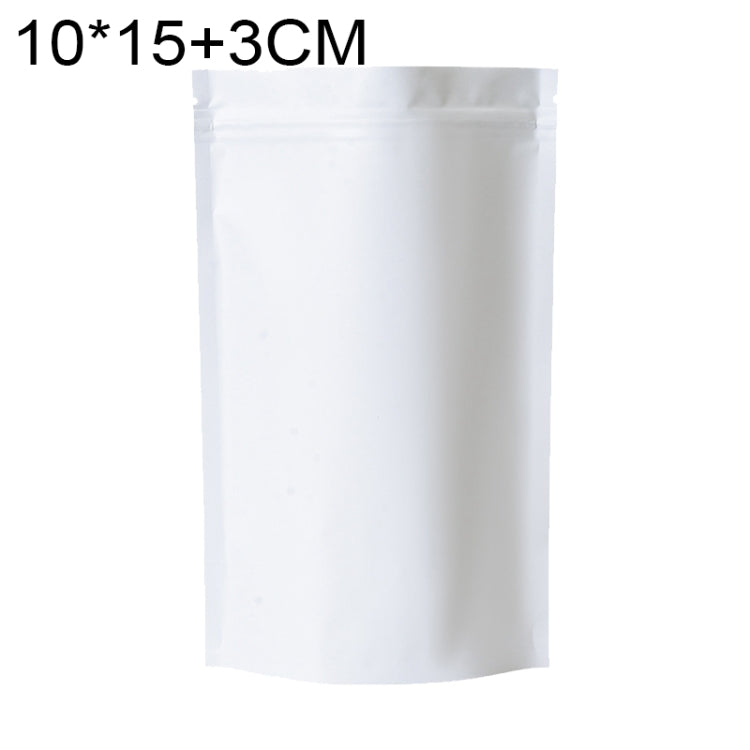 ถุงฟอยล์อลูมิเนียมด้าน 100 ชิ้น/ชุด สำหรับขนม ขนาด 8x12+3 ซม., 9x13+3 ซม., 10x15+3 ซม., 12x20+4 ซม.