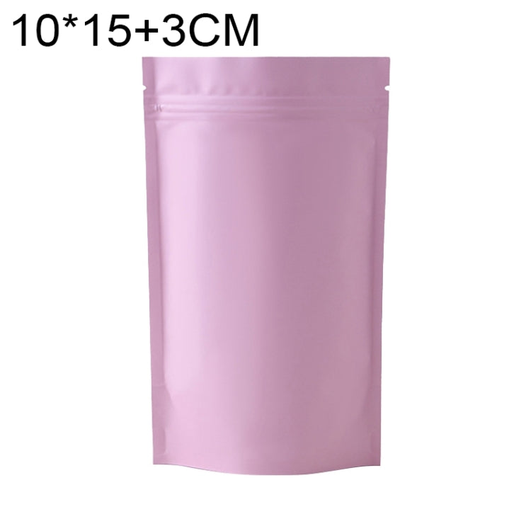 ถุงฟอยล์อลูมิเนียมด้าน 100 ชิ้น/ชุด สำหรับขนม ขนาด 8x12+3 ซม., 9x13+3 ซม., 10x15+3 ซม., 12x20+4 ซม.