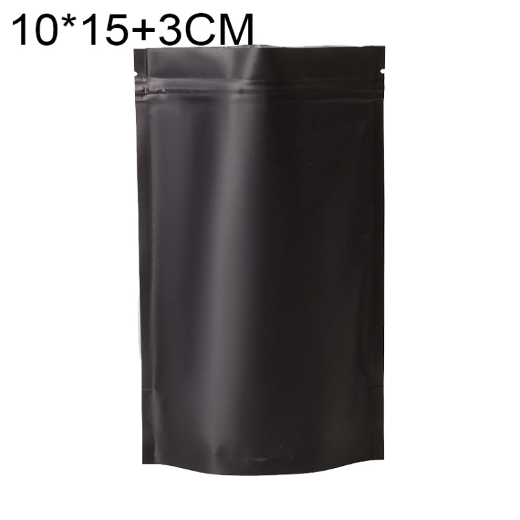 ถุงฟอยล์อลูมิเนียมด้าน 100 ชิ้น/ชุด สำหรับขนม ขนาด 8x12+3 ซม., 9x13+3 ซม., 10x15+3 ซม., 12x20+4 ซม.