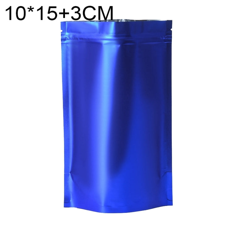 ถุงฟอยล์อลูมิเนียมด้าน 100 ชิ้น/ชุด สำหรับขนม ขนาด 8x12+3 ซม., 9x13+3 ซม., 10x15+3 ซม., 12x20+4 ซม.