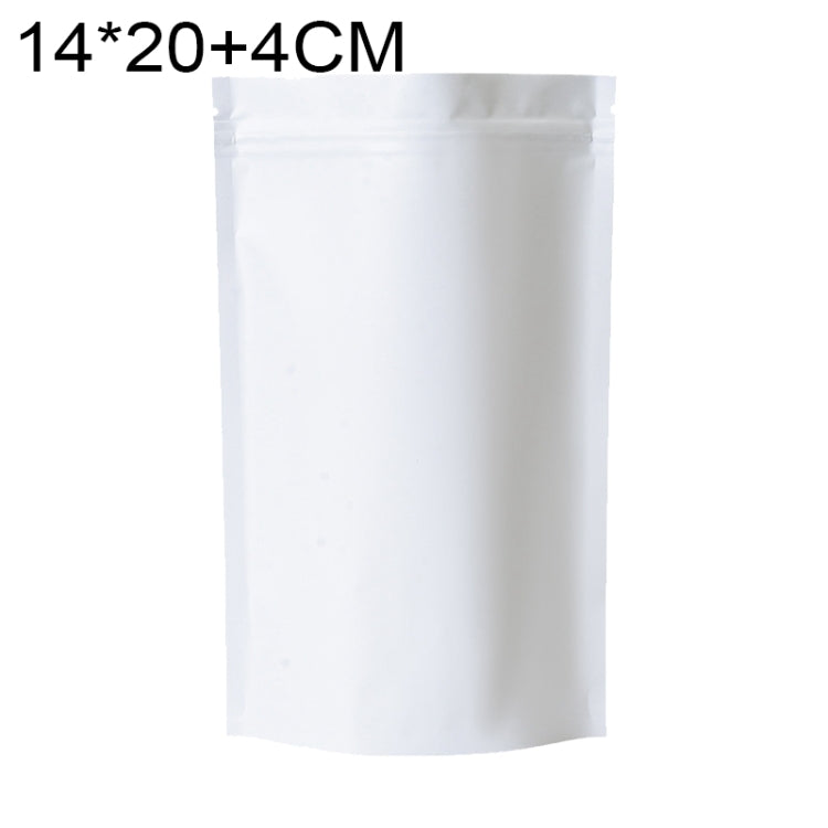 ถุงฟอยล์อลูมิเนียมด้าน 100 ชิ้น/ชุด สำหรับขนม ขนาด 14x20+4 ซม., 15x22+4 ซม., 16x24+4 ซม., 18x26+4 ซม.