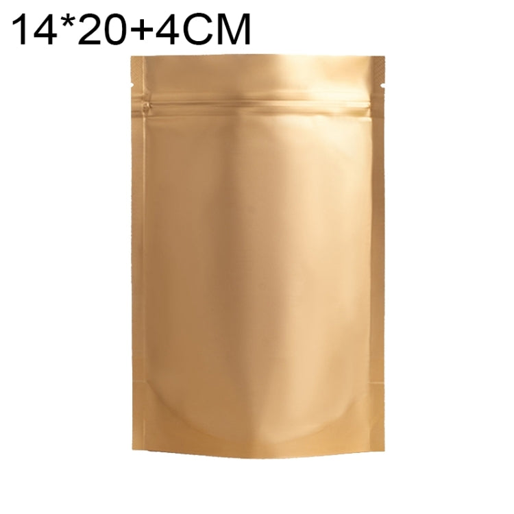 ถุงฟอยล์อลูมิเนียมด้าน 100 ชิ้น/ชุด สำหรับขนม ขนาด 14x20+4 ซม., 15x22+4 ซม., 16x24+4 ซม., 18x26+4 ซม.