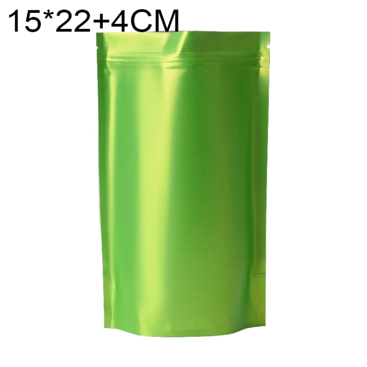ถุงฟอยล์อลูมิเนียมด้าน 100 ชิ้น/ชุด สำหรับขนม ขนาด 14x20+4 ซม., 15x22+4 ซม., 16x24+4 ซม., 18x26+4 ซม.
