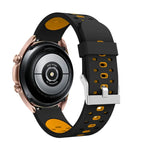 สายรัดนาฬิกาซิลิโคนรูสามแถว สำหรับ Samsung Galaxy Watch 3 45 มม.
