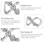สร้อยข้อมือและสร้อยคอ DIY ประดับลูกปัดดอกไม้ไม่มีที่สิ้นสุดเงินสเตอร์ลิง S925, ดอกไม้ไม่มีที่สิ้นสุด