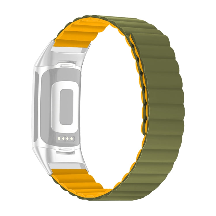 Silicone Magnetic Watchband, For Fitbit Charge 2, For Fitbit Charge 3 / 4, For Fitbit Charge 5, For Huawei Band B6