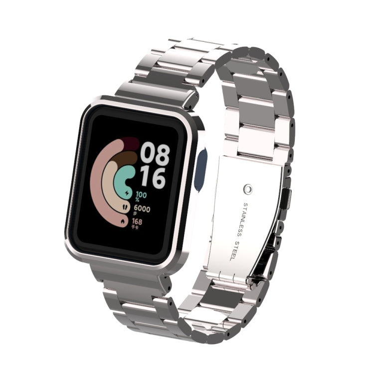Three-Bead Metal Watchband, For Xiaomi Mi Watch Lite / Redmi Watch, For Xiaomi Redmi Watch 2