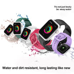 สายซิลิโคนสำหรับนาฬิกา Apple Watch Series 7 45mm / 6&SE&5&4 44mm / 3&2&1 42mm