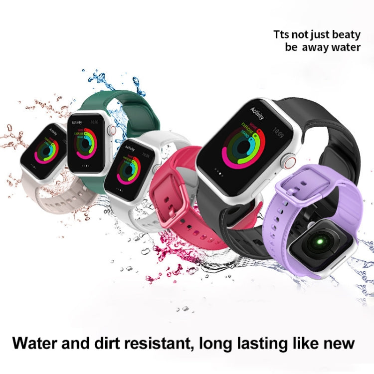 สายซิลิโคนสำหรับนาฬิกา Apple Watch Series 7 45mm / 6&SE&5&4 44mm / 3&2&1 42mm