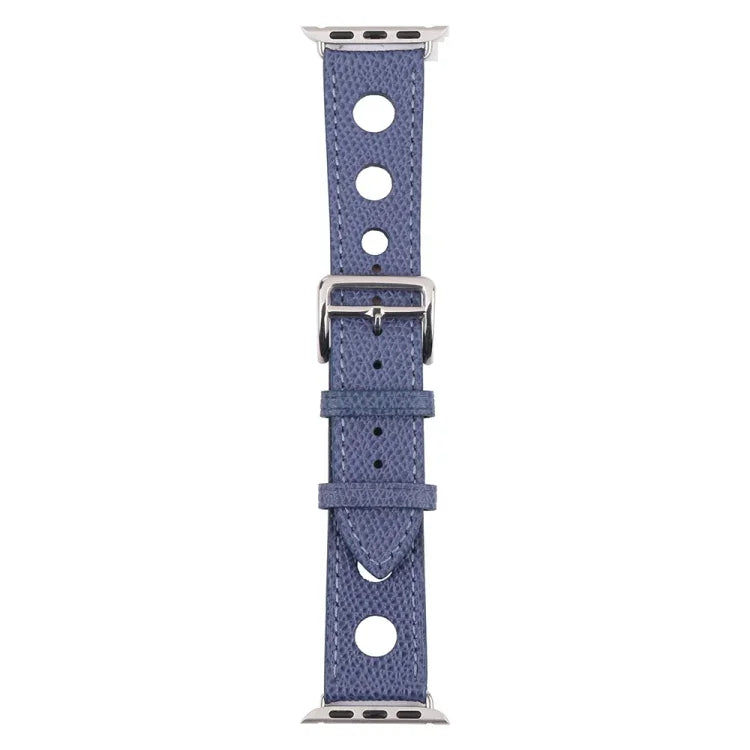 สายหนัง PU หัวเข็มขัดสีเงิน สำหรับ Apple Watch Series, 7 41mm / 6&SE&5&4 40mm / 3&2&1 38mm, 7 45mm / 6&SE&5&4 44mm / 3&2&1 42mm