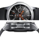 แหวนขอบสแตนเลสสตีลลายดอกไม้ สำหรับ Samsung Galaxy Watch 46 มม.