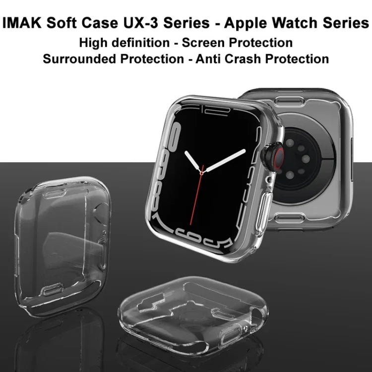 เคส TPU imak UX-3 Series สำหรับ Apple Watch Series 9 / 8 / 7 41mm, สำหรับ Apple Watch Series 9 / 8 / 7 41mm, สำหรับ Apple Watch Series 9 / 8 / 7 45mm