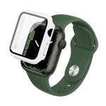 เคส PC imak พร้อมฟิล์มกระจกนิรภัย สำหรับ Apple Watch Series 9 / 8 / 7 41mm, สำหรับ Apple Watch Series 9 / 8 / 7 45mm
