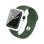เคส PC imak พร้อมฟิล์มกระจกนิรภัย สำหรับ Apple Watch Series 9 / 8 / 7 41mm, สำหรับ Apple Watch Series 9 / 8 / 7 45mm