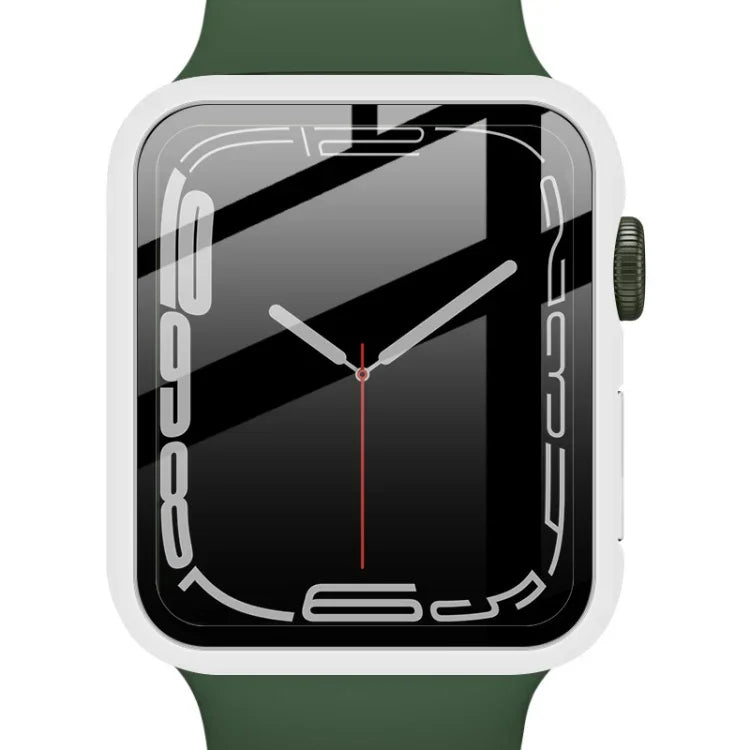 เคส PC imak พร้อมฟิล์มกระจกนิรภัย สำหรับ Apple Watch Series 9 / 8 / 7 41mm, สำหรับ Apple Watch Series 9 / 8 / 7 45mm